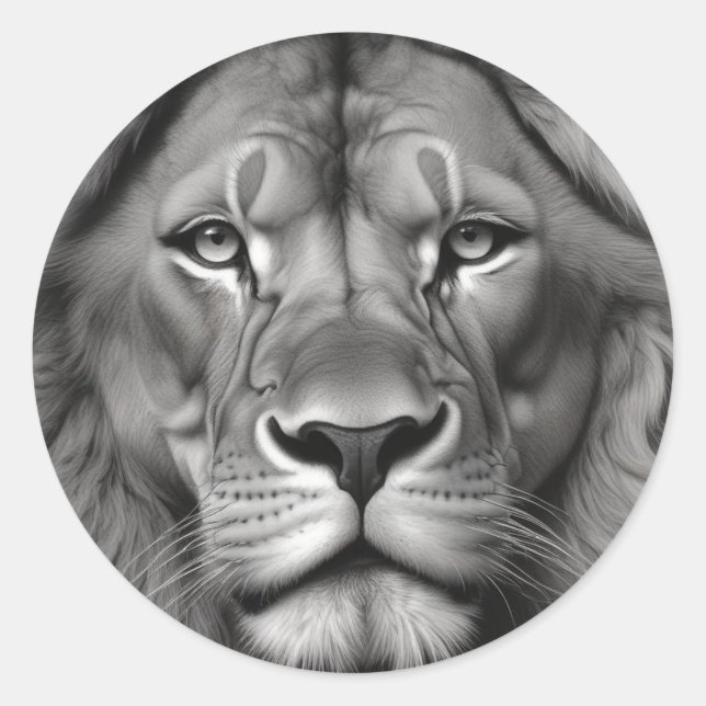 Sticker Rond Lion (Devant)