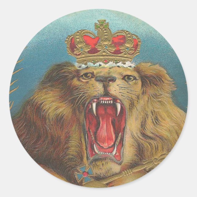 Sticker Rond Lion (Devant)