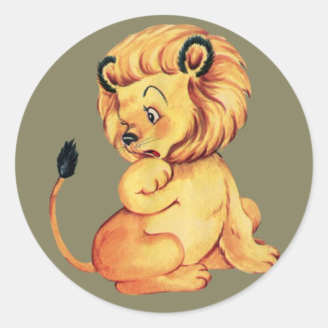Sticker Rond Lion (Devant)