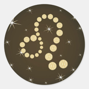 Sticker Rond Lion 23 juillet au 22 août