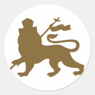 Sticker Rond Lion de Juda