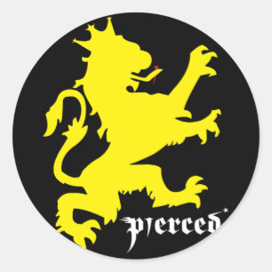 Sticker Rond Lion de Juda