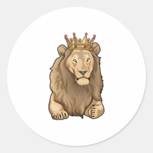 Sticker Rond Lion King