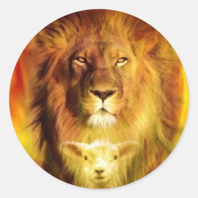 STICKER ROND LION OF JUDAH (Devant)