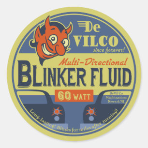 Sticker Rond Liquide DeVilco Blinker