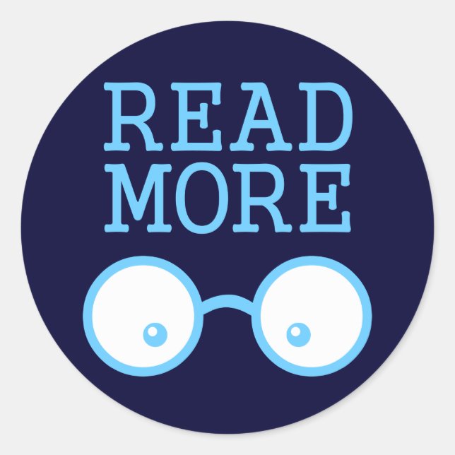 Sticker Rond Lire plus (Devant)