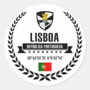 Sticker Rond Lisboa