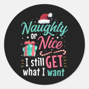Sticker Rond Liste Belle Ou Cheeky Équipement De Rangement De N