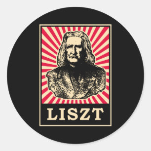 Sticker Rond Liszt