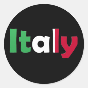 Sticker Rond L'Italie