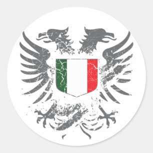 Sticker Rond L'Italie menacée