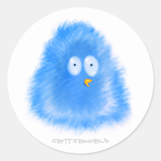 Sticker Rond Little Bird Critter