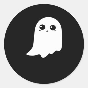 Sticker Rond Little Boo Funny Meme