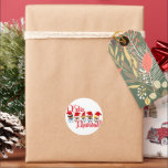 Sticker Rond Little Carolers - Feliz Navidad Christmas<br><div class="desc">* Belle illustration de covoiturage d'enfants, prêt à chanter pour vous ! * Les autocollants sont disponibles en plusieurs options de taille et de forme. * Utilisation pour l'artisanat, la décoration, l'étanchéité des enveloppes, accent pour les cadeaux ou la réservation de rebuts. * Ajoutez/modifiez la couleur arrière - plan à...</div>