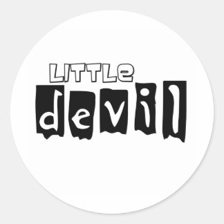 Sticker Rond Little Devil