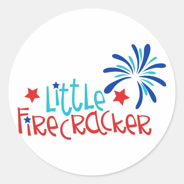 Sticker Rond Little Firecracker (Devant)