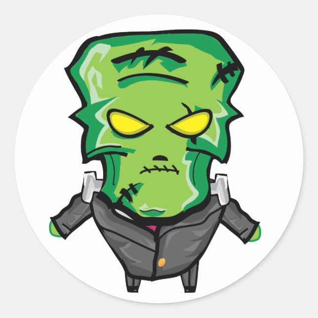 Sticker Rond Little Frankie (Devant)