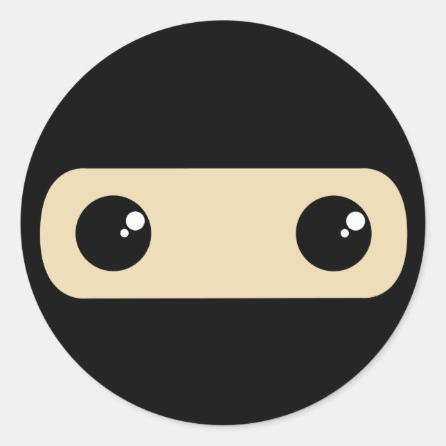 Sticker Rond Little Ninja (Devant)