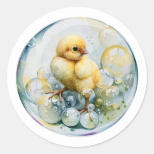 Sticker Rond Little Peep & Co.   Merci