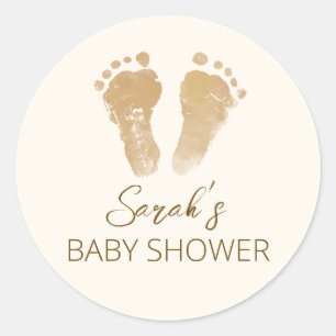 Sticker Rond Little Ray of Sunshine Boho Baby shower
