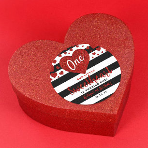 Sticker Rond Little Sweetheart Saint-Valentin N'importe quel âg