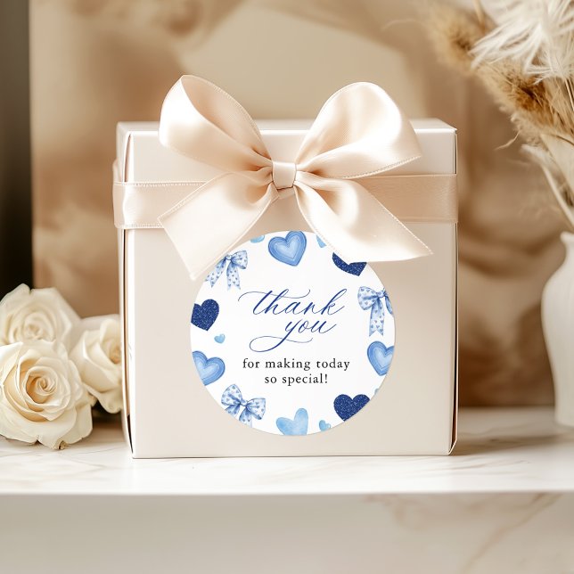 Sticker Rond Little Sweetheart Valentines Day Baby Shower (Créateur téléchargé)