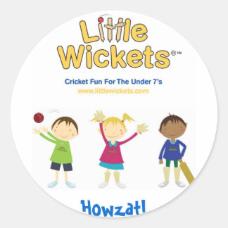 Sticker Rond Little Wickets Howzat