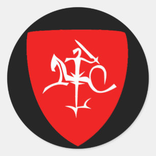 Sticker Rond Lituanie Vytis Naujoji Lietuva