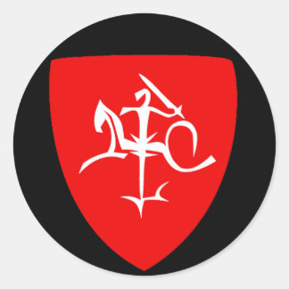 Sticker Rond Lituanie Vytis Naujoji Lietuva