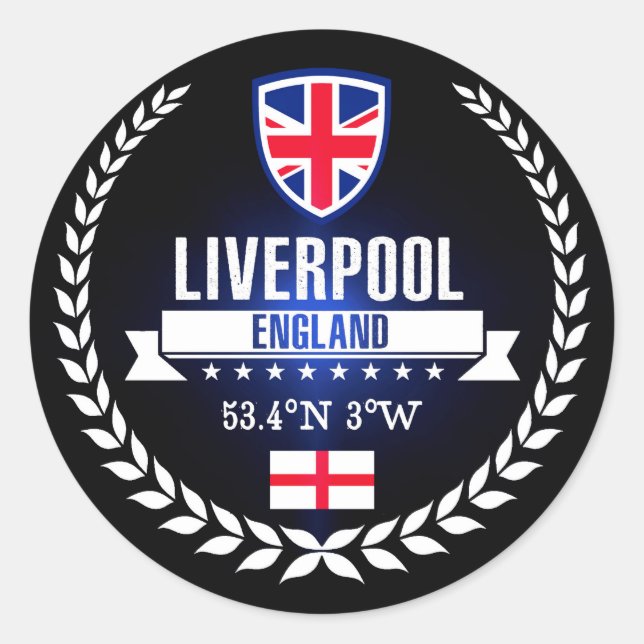 Sticker Rond Liverpool (Devant)