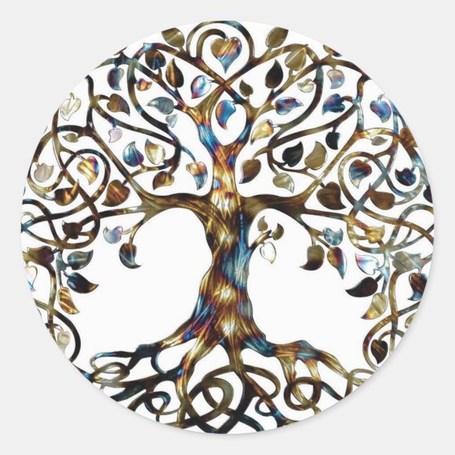 Sticker Rond Living Tree (Devant)