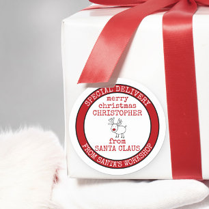 Sticker Rond Livraison spéciale personnalisée de l'atelier Sant