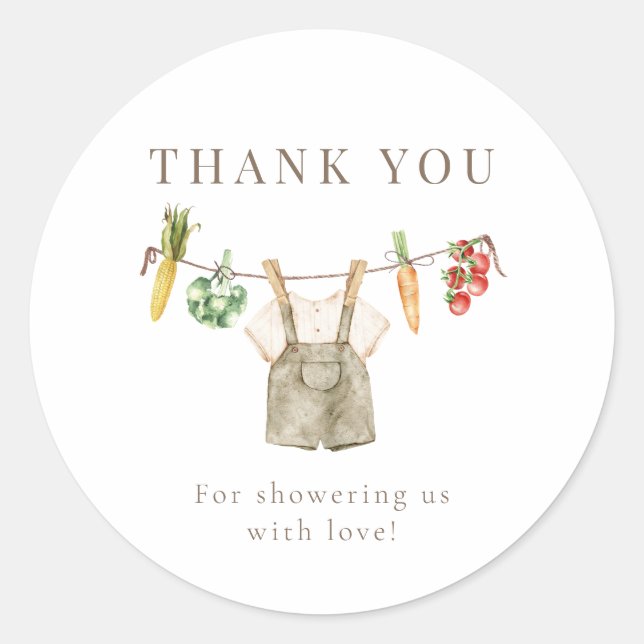 Sticker Rond Livres Du Marché Des Agriculteurs À Croissance Loc (Devant)