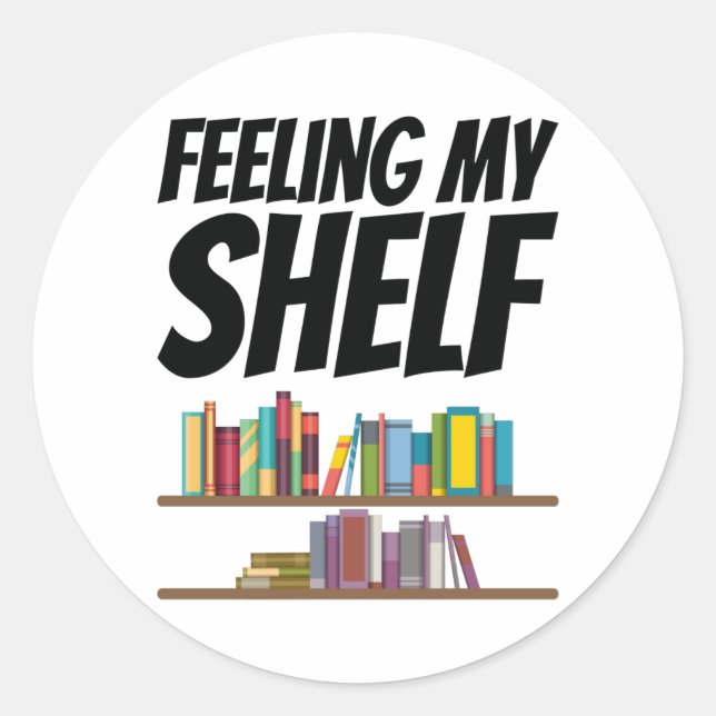 Sticker Rond Livres - Sentir mon plateau (Devant)