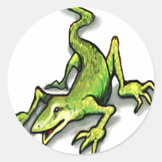 Sticker Rond Lizard
