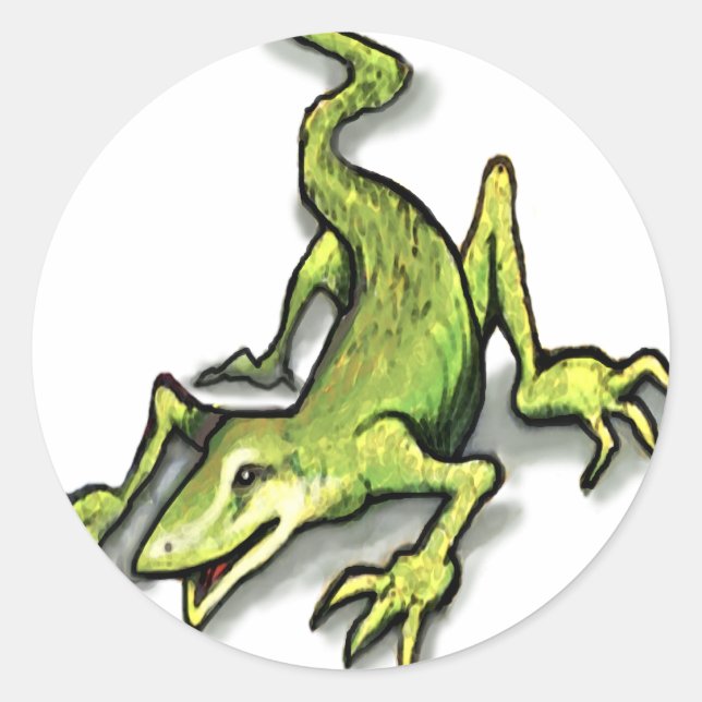Sticker Rond Lizard (Devant)
