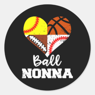 Sticker Rond Ll Nonna Piedll Vendre Doucll Croquisll Nonna