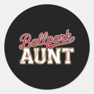 Sticker Rond Llpark Tante Softll Vendre la tante Ller Fête des