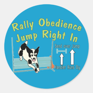 Sticker Rond L'Obéissance Au Rallye