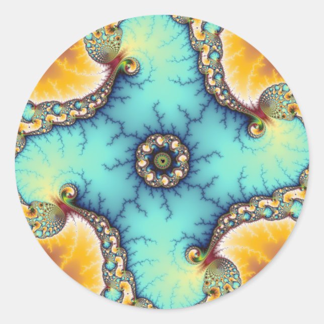 Sticker Rond L'Observateur (Devant)