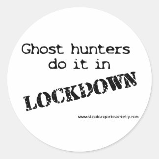 Sticker Rond Localisation des chasseurs de fantômes
