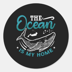 Sticker Rond L'Océan Est Mon Apôtre Libérateur De L'Apône Libér