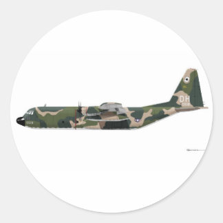 Sticker Rond Lockheed C-130 Hercules Vietnam