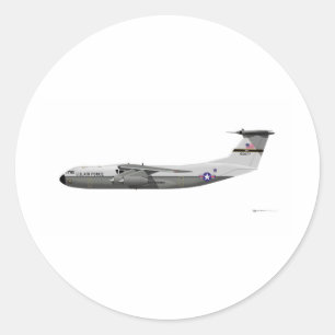 Sticker Rond Lockheed C-141A Starlifter