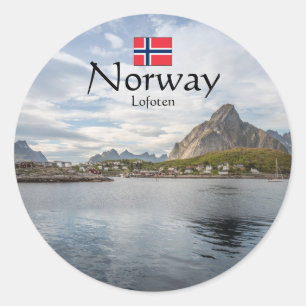 Sticker Rond Lofoten Norvège