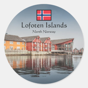 Sticker Rond Lofoten Souvenir