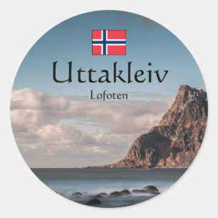 Sticker Rond Lofoten Uttakleiv