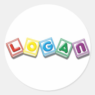 Sticker Rond Logan