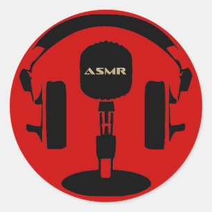 Sticker Rond Logo ASMR