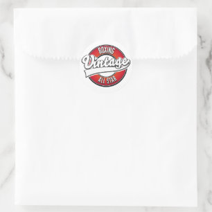 Sticker Rond Logo Boxe Vintage All star